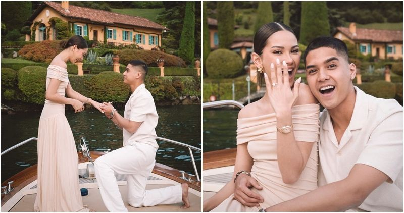 Tengah Berlibur, Al Ghazali Lamar Alyssa Daguise di Italia. Selamat!